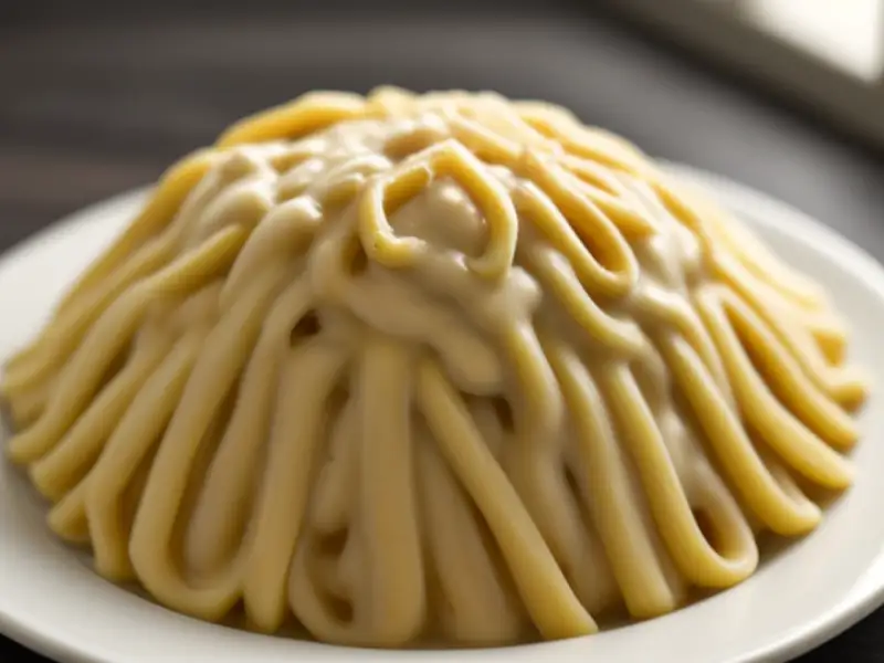 Talharim com cogumelos ao creme