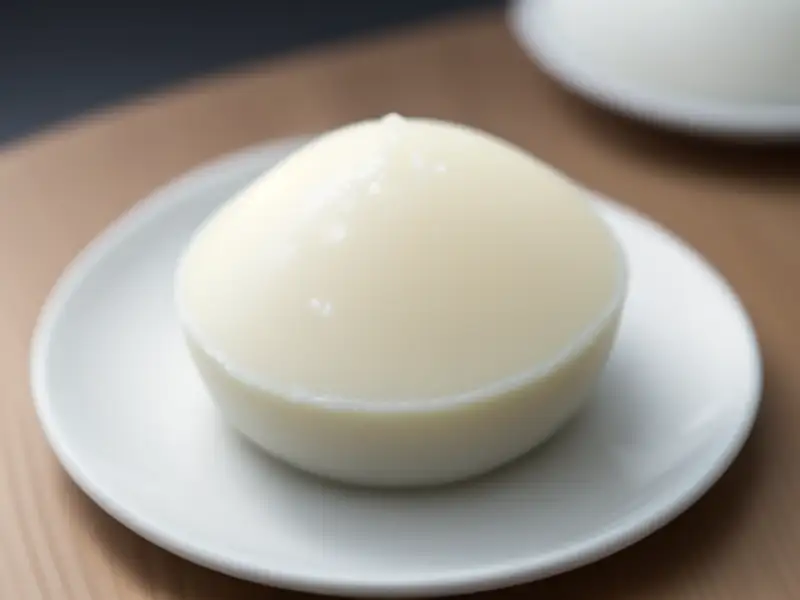 Tào phớ de gelatina com leite de coco