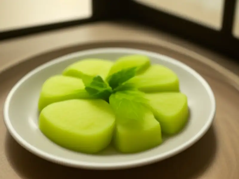 Tào phớ em calda de gengibre
