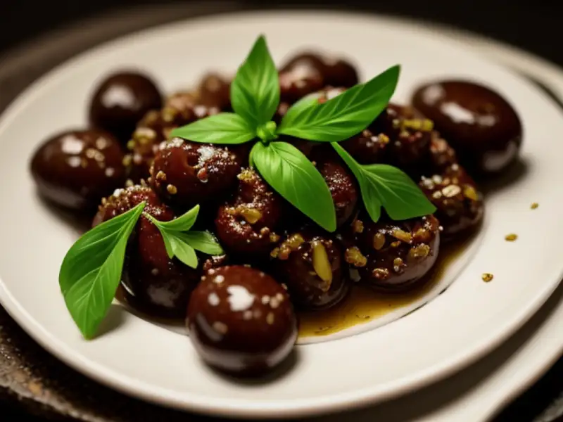 Tapenade de azeitona preta, anchovas e alcaparras
