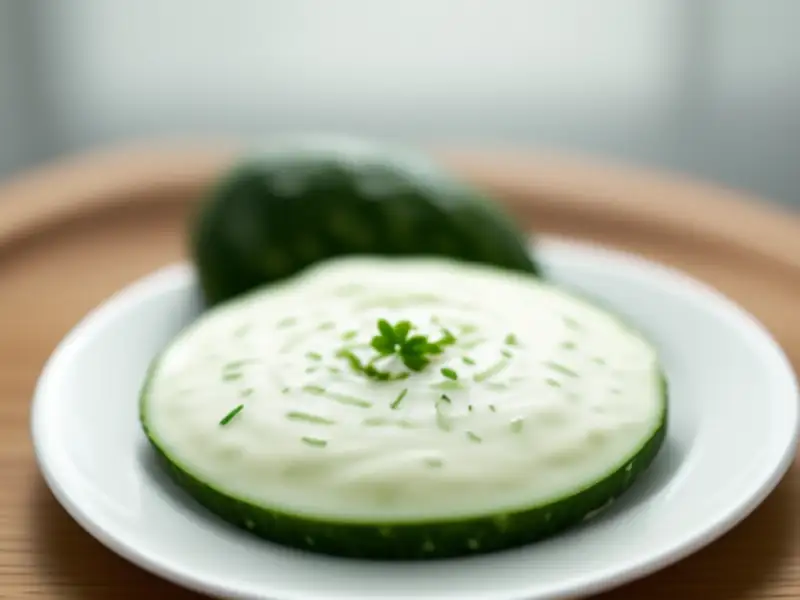 Tarator, sopa fria búlgara de pepino
