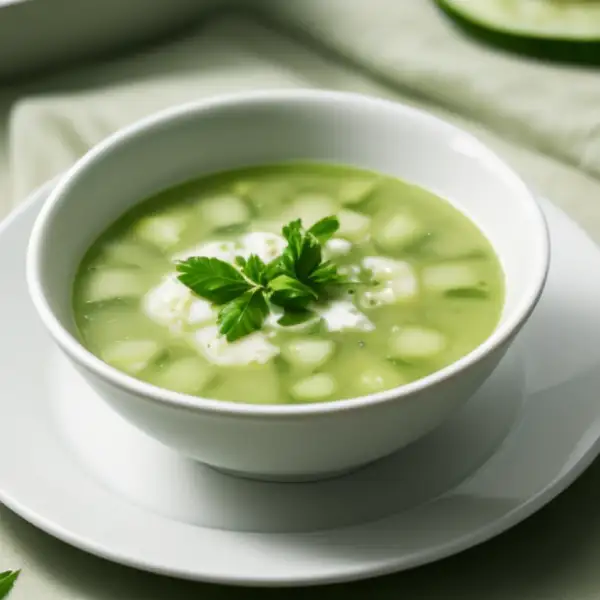 Tarator, soupe froide bulgare au concombre