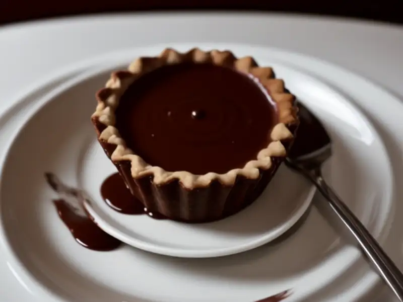 Tarta de chocolate con frijoles