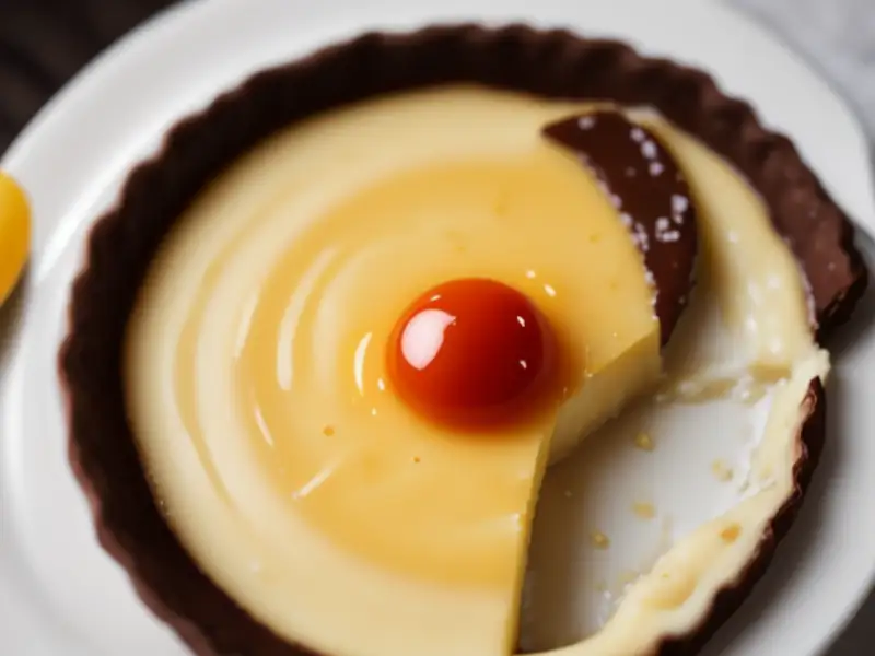 Tarta de queso y chocolate