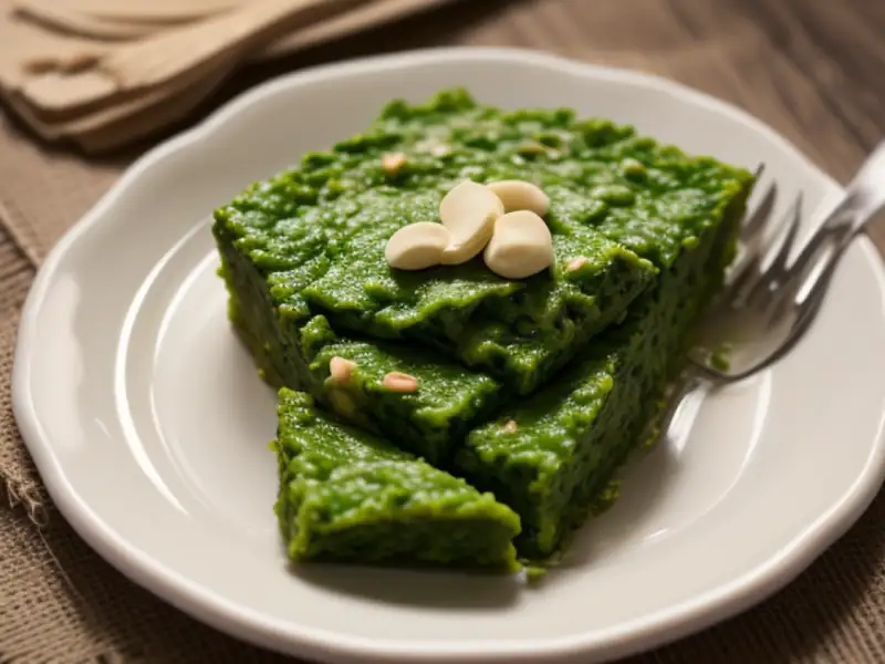 Tarta z szpinakiem i grzybami