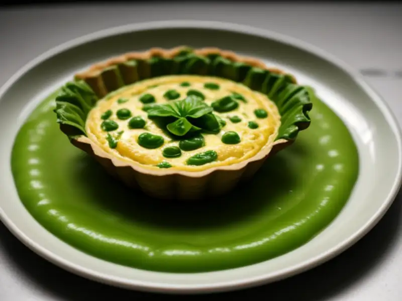 Tarte aux épinards et au poulet