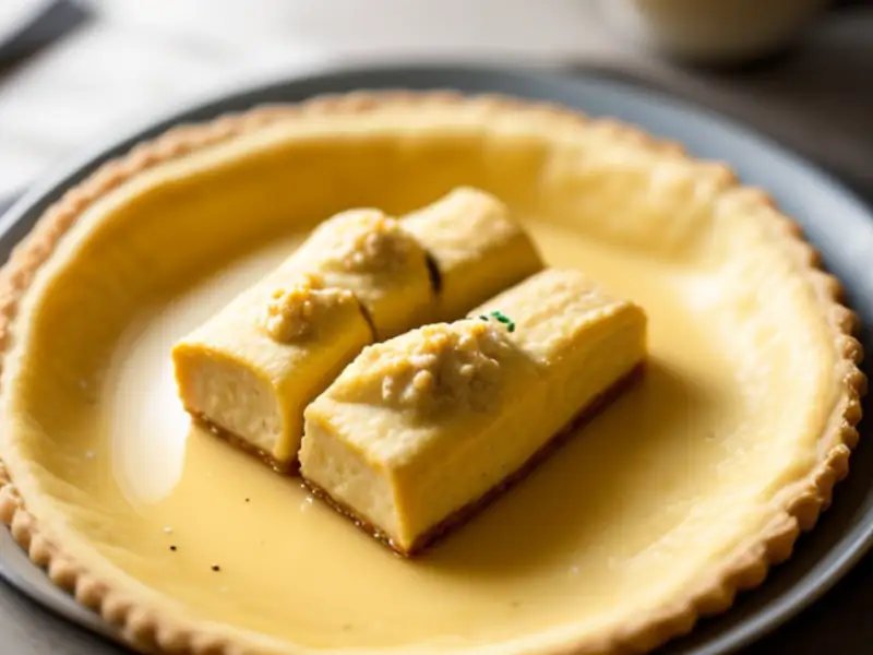 Tarte salée au tofu et à l'origan