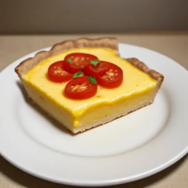 Tarte aux tomates et au fromage, façon pizza
