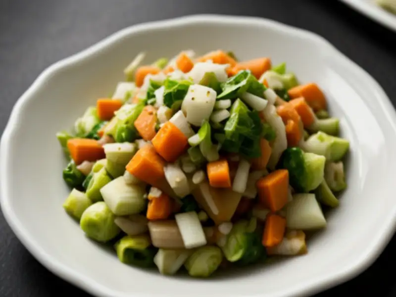 Thailändischer Gemüsesuppe