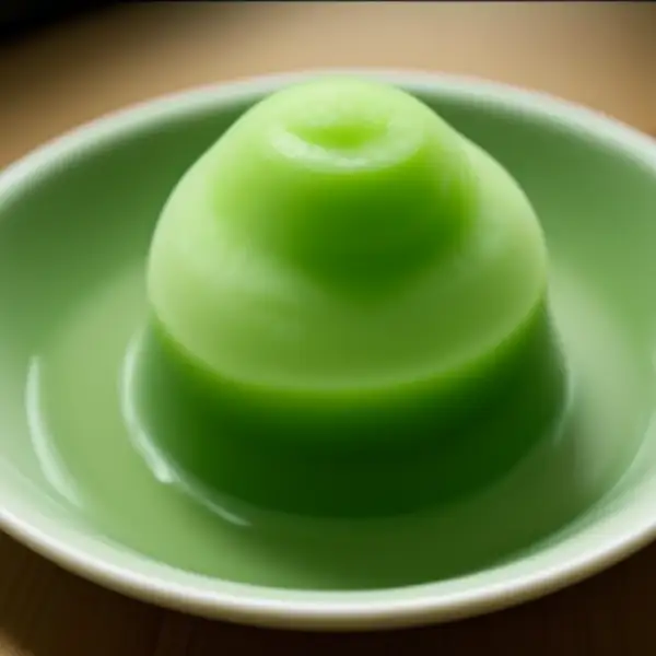 Thé vert au lait thaï et gelée