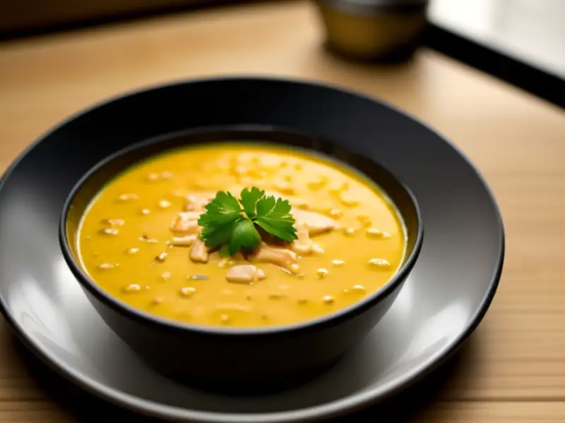 Thunfischcurry mit Reis und Cashews