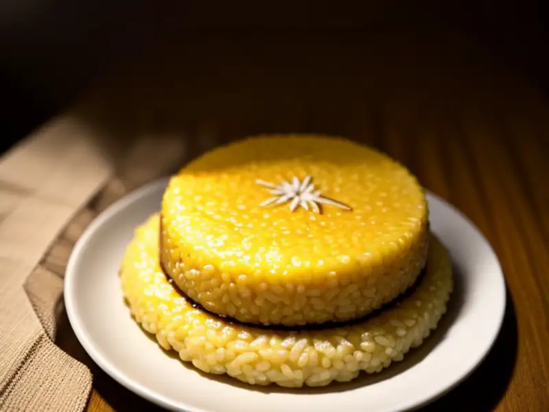 Tiopoh, arroz torrado e doce