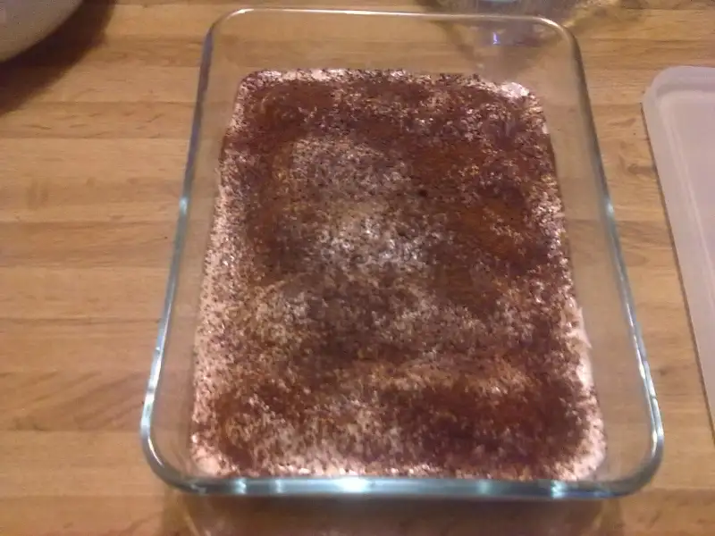Tiramisu com queijo ricota