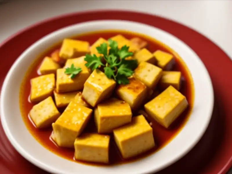 Tofuragout mit Paprika