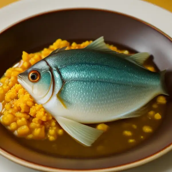 泰克鱼，用香料烹饪