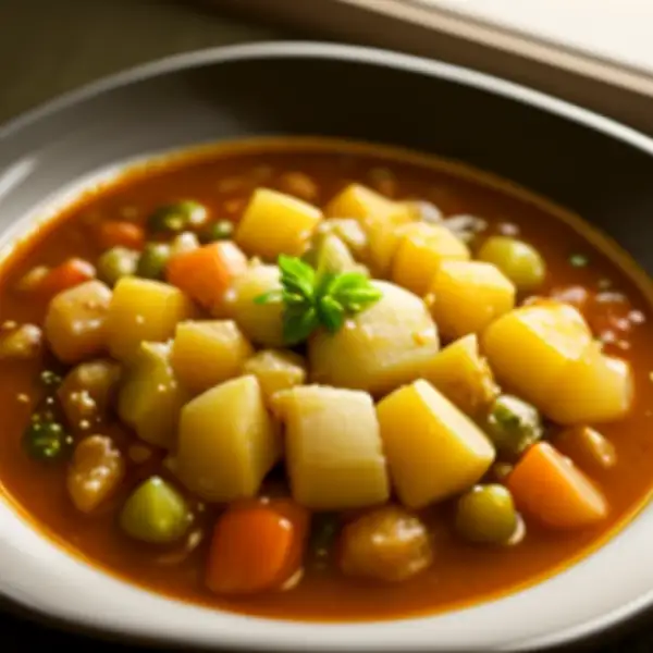 Khoresh met groene tomaten en groenten: vlees met groene tomaten