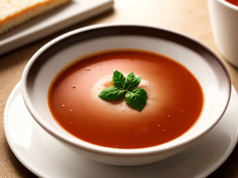 Einfache Tomatensuppe
