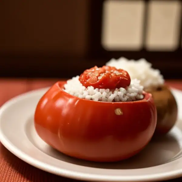 Tomates rellenos al estilo persa