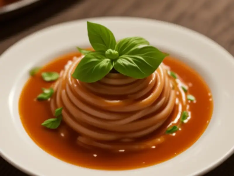 tomato sauce with basil