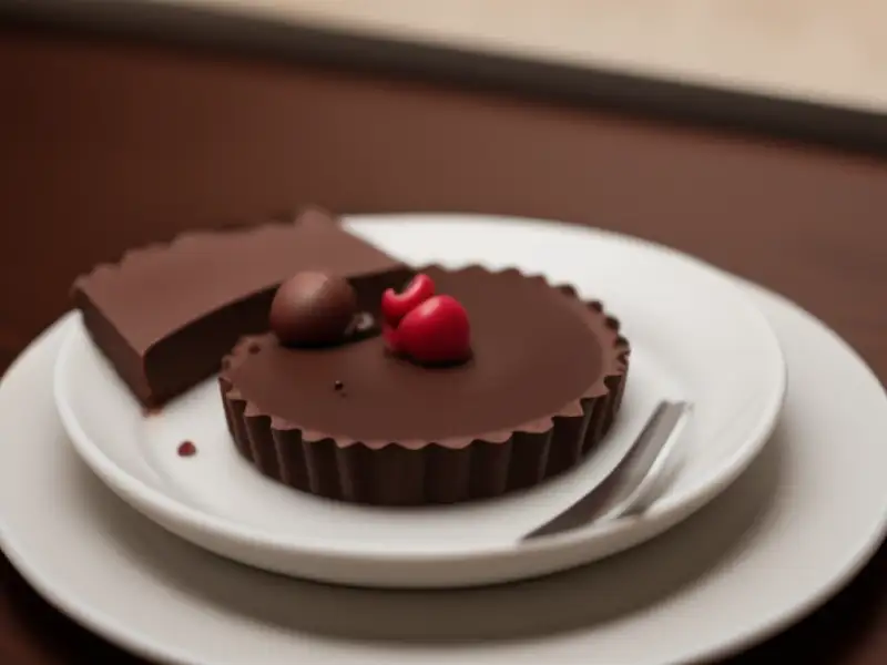 Torta al cioccolato con giocattoli