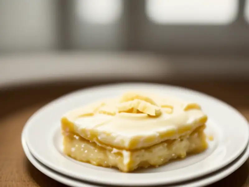Torta de creme de banana, caramelo e café