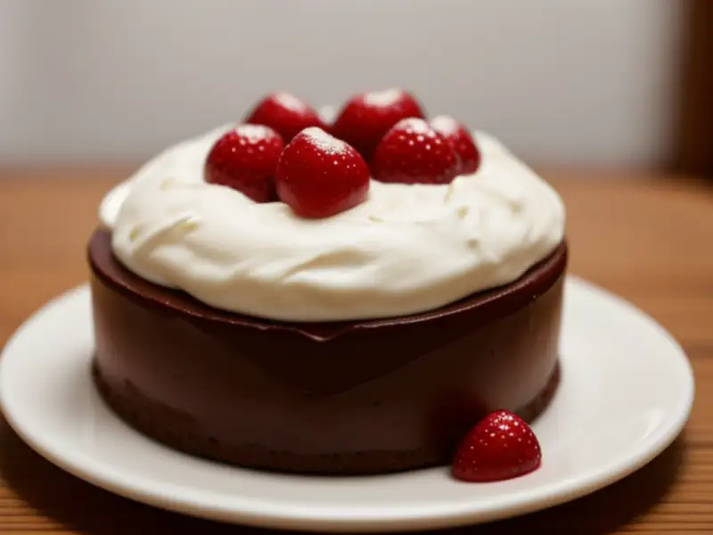 Torta de Schokoküsse e queijo fresco