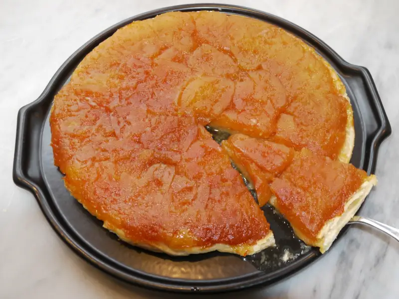 Tarte Tatin de maçãs caramelizadas