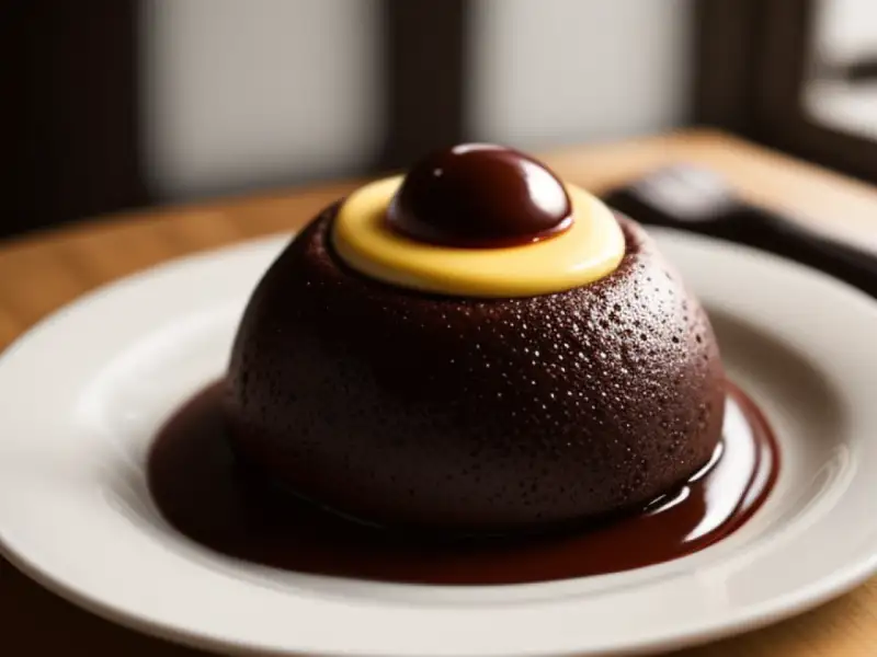 Piccoli dolcetti al cioccolato fondenti