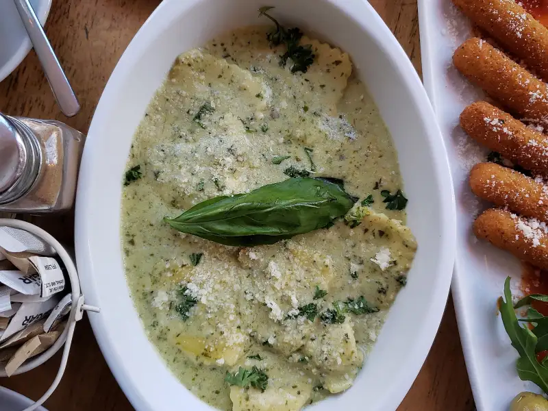 Tortellacci rellenos de bellota