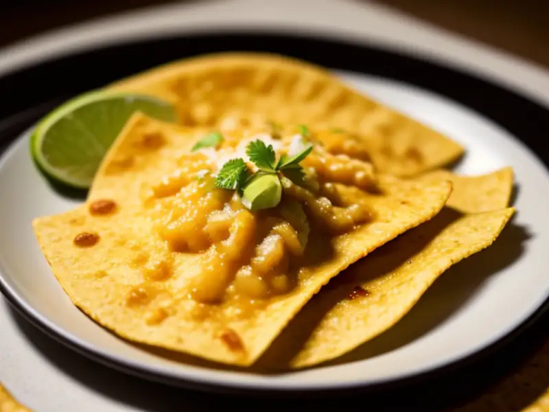 Tortilla-Chips mit Limette und Chipotle