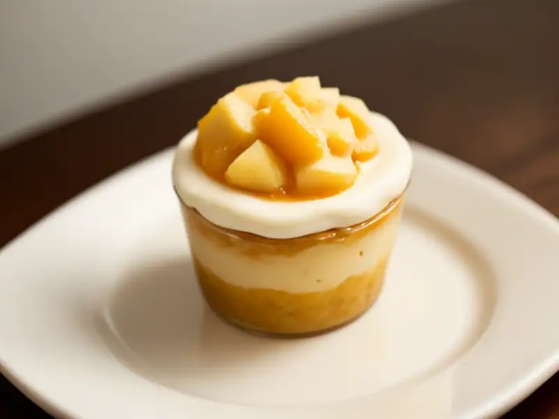 Trifle de pãezinhos de cruz com laranja