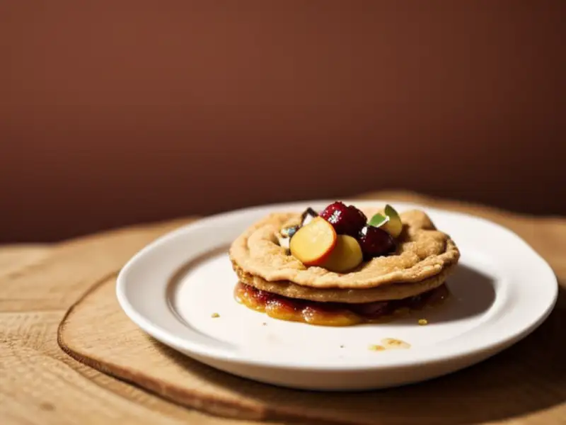 Apfelkuchen mit Trockenfrüchten