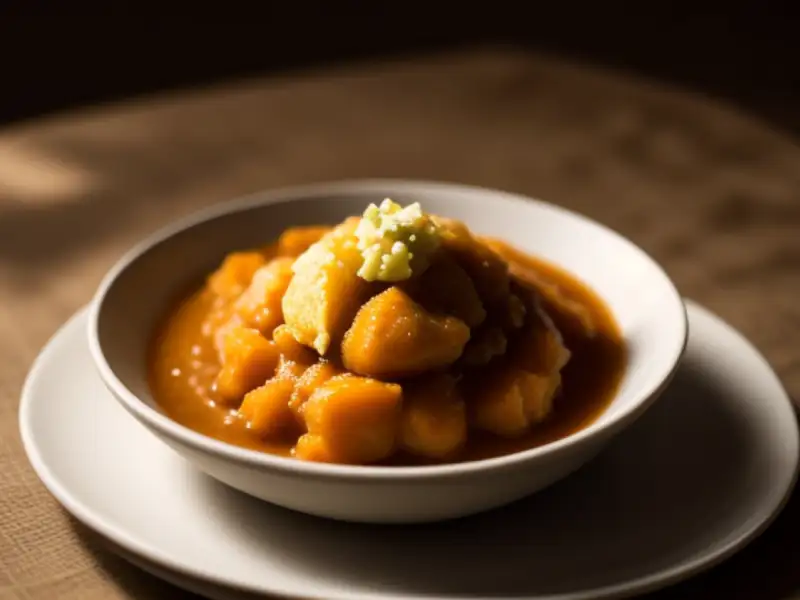Tsampoy com tamarindo e batata-doce
