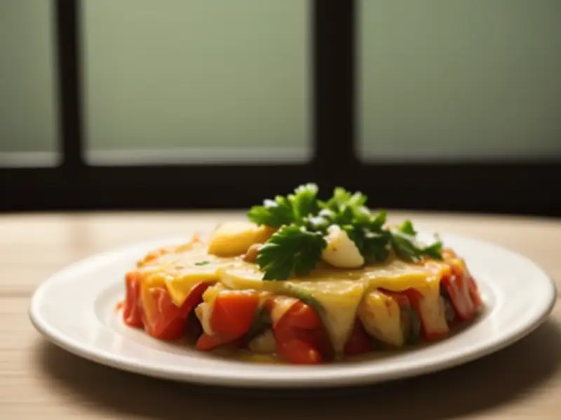 Tumbet: gratinado de legumes de Maiorca