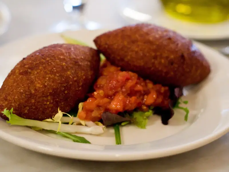 Turkish meatballs, meat-filled dumplings