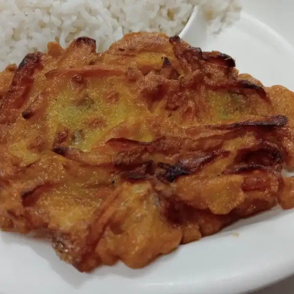 Ukoy, crispy fried fritters filled with small shrimp