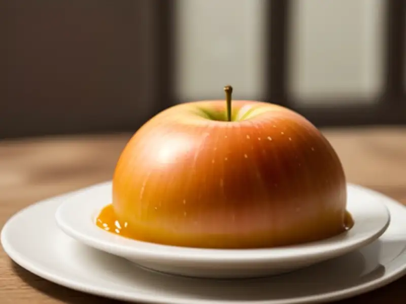 Mela di terra alla persiana, con miele
