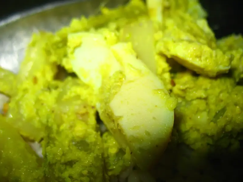 Uova sode con cocco del Kerala
