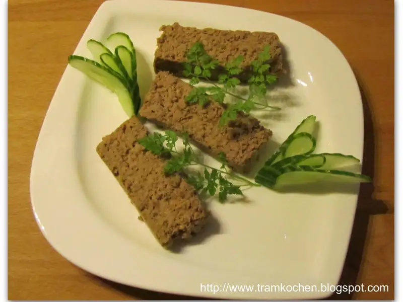 Varkensleverpâté, gebakken, in de Vietnamese stijl