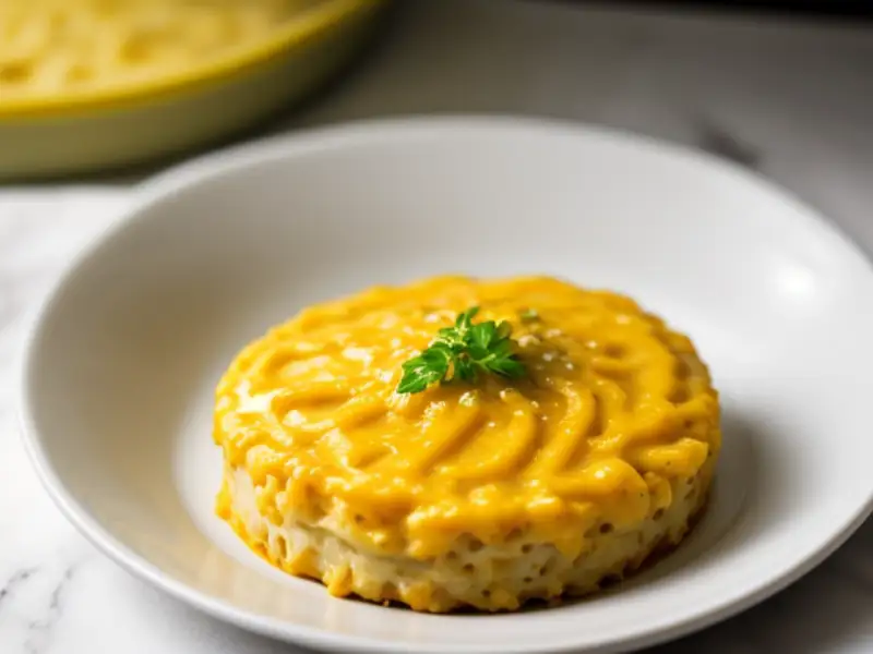 Vegetarischer Spaghetti-Gratin mit Quorn