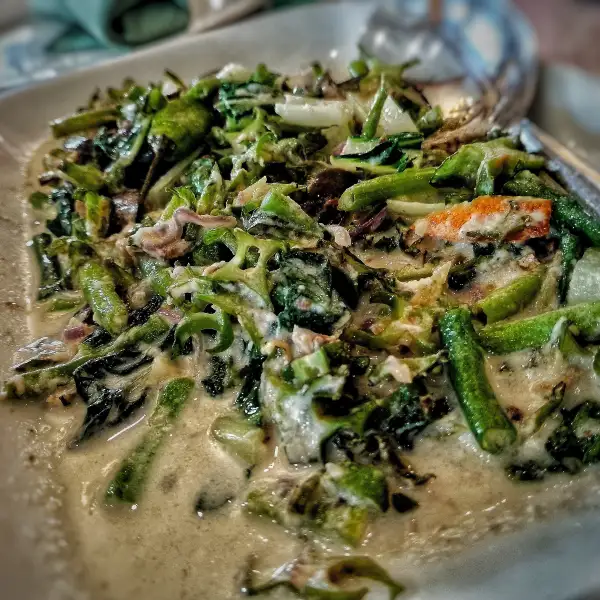 Verdure con latte di cocco