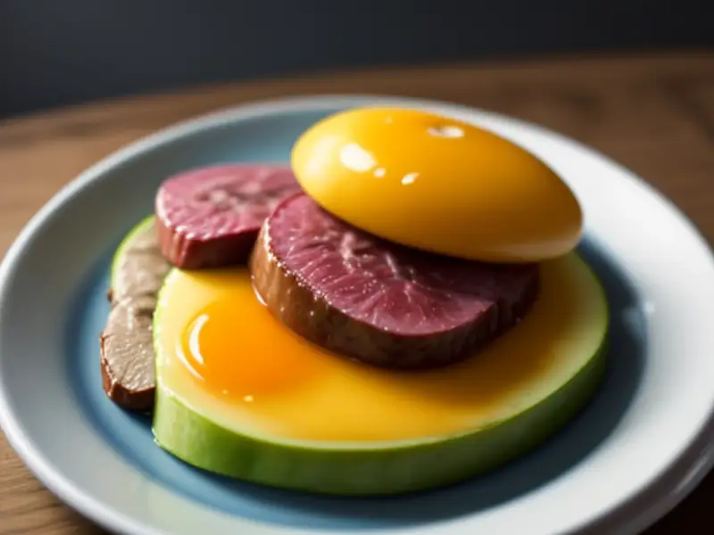 Steaks van sojabonen met groenten