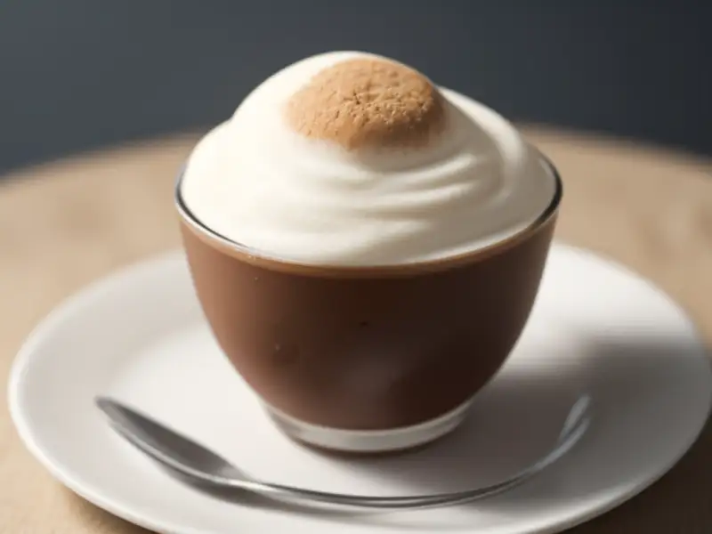 Ice cream with a volcanic flavor