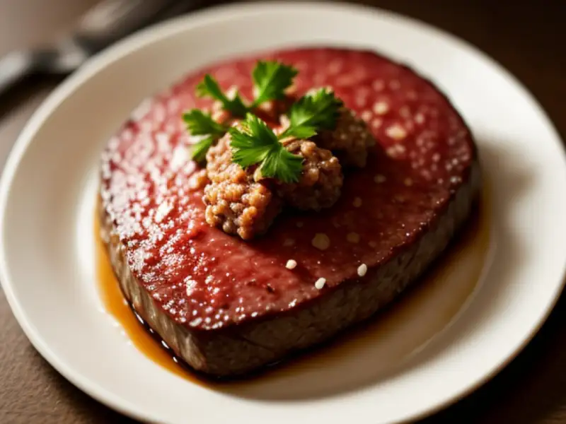 Wild boar steak