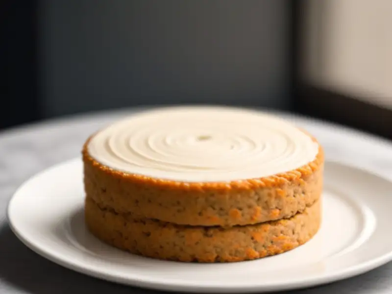 Vegan carrotcake met tofu en pompoenpitten