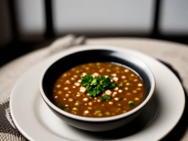 Würziges Linsensuppe