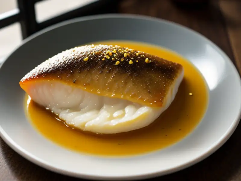 Zalm met een Catalane saus