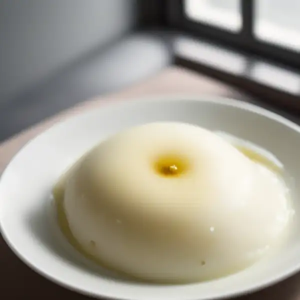 Zelfgemaakte yoghurt met een Azerbejdjaans tintje (met een beetje pit).