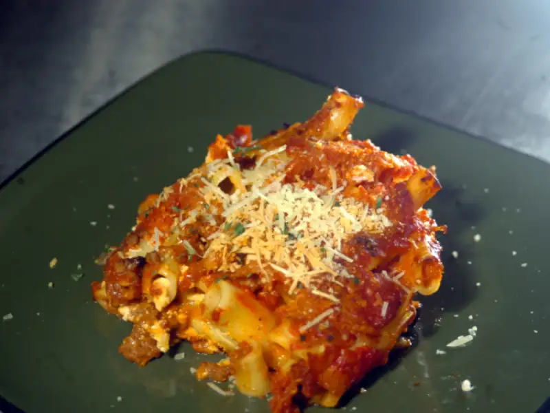Ziti in de oven