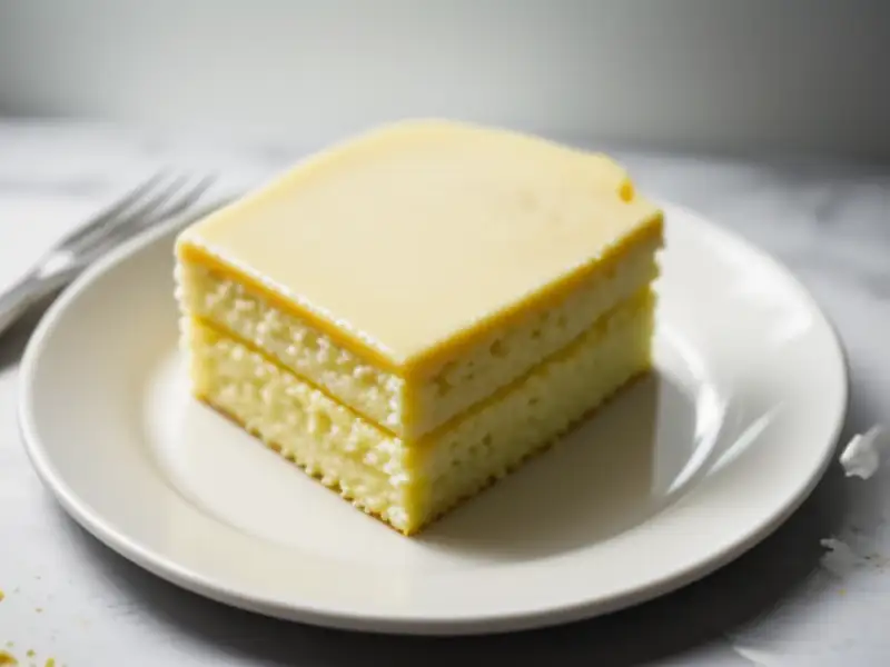 Saftiger Zitronenkuchen mit Ölfarbe